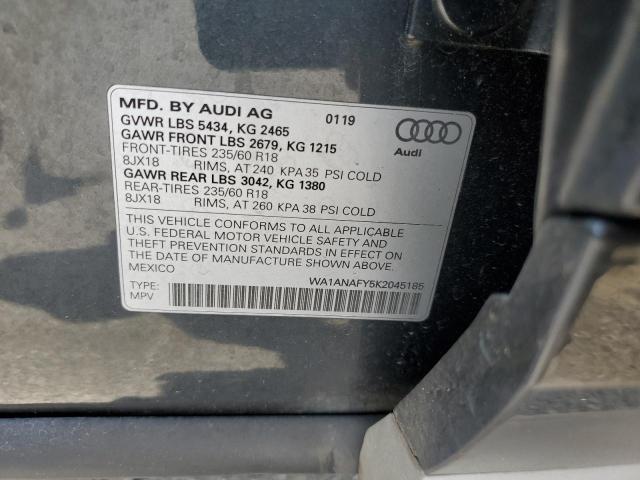 Photo 12 VIN: WA1ANAFY5K2045185 - AUDI Q5 