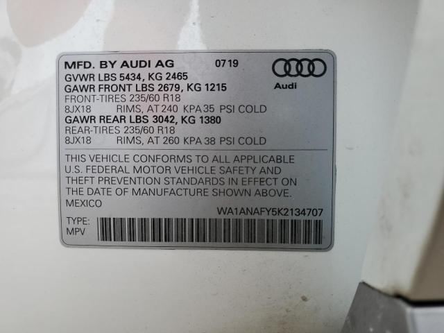 Photo 13 VIN: WA1ANAFY5K2134707 - AUDI Q5 