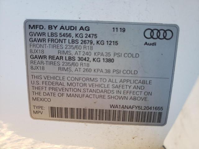 Photo 9 VIN: WA1ANAFY5L2041655 - AUDI Q5 PREMIUM 