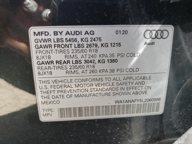 Photo 9 VIN: WA1ANAFY5L2060996 - AUDI Q5 PREMIUM 