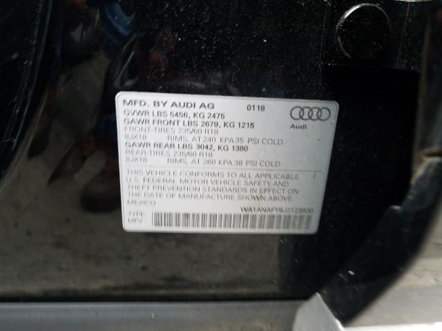 Photo 9 VIN: WA1ANAFY6J2123830 - AUDI Q5 PREMIUM 