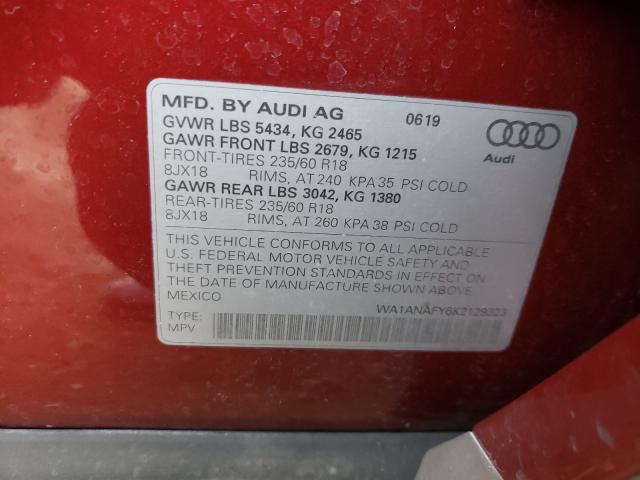 Photo 9 VIN: WA1ANAFY6K2129323 - AUDI Q5 