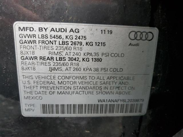 Photo 12 VIN: WA1ANAFY6L2039879 - AUDI Q5 PREMIUM 