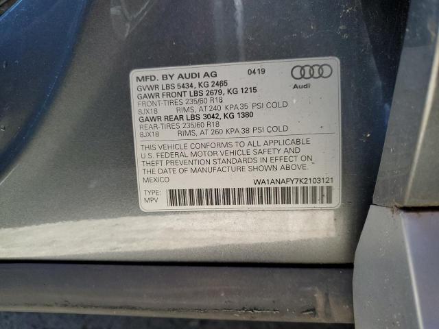 Photo 12 VIN: WA1ANAFY7K2103121 - AUDI Q5 PREMIUM 