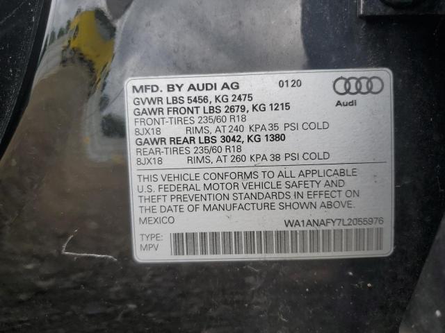 Photo 12 VIN: WA1ANAFY7L2055976 - AUDI Q5 PREMIUM 