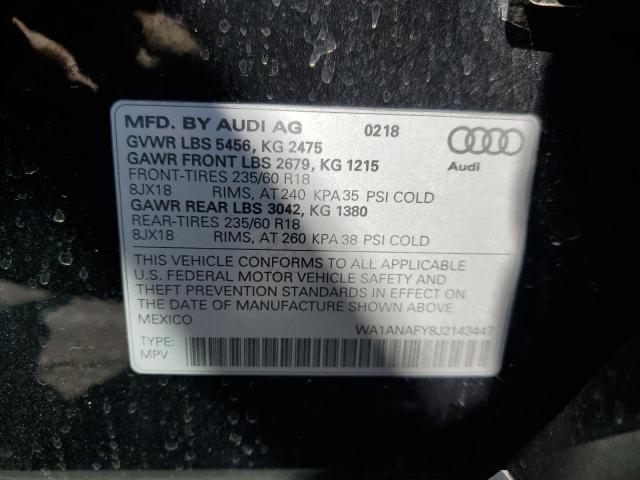 Photo 12 VIN: WA1ANAFY8J2143447 - AUDI Q5 PREMIUM 