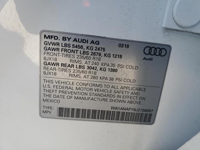 Photo 12 VIN: WA1ANAFY8J2156697 - AUDI Q5 PREMIUM 