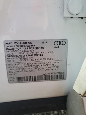 Photo 13 VIN: WA1ANAFY8J2209530 - AUDI Q5 PREMIUM 