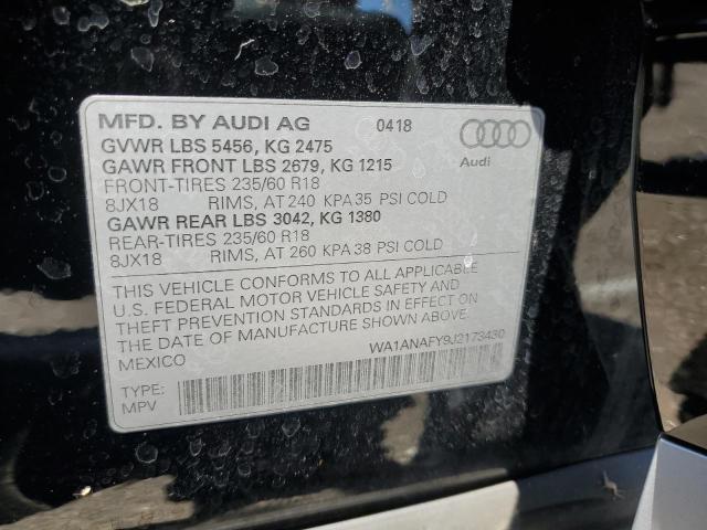 Photo 12 VIN: WA1ANAFY9J2173430 - AUDI Q5 PREMIUM 