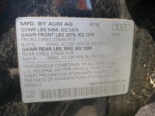 Photo 12 VIN: WA1ANAFY9J2215269 - AUDI Q5 PREMIUM 