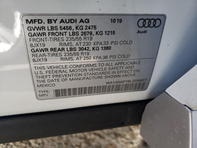 Photo 9 VIN: WA1ANAFY9L2034627 - AUDI Q5 