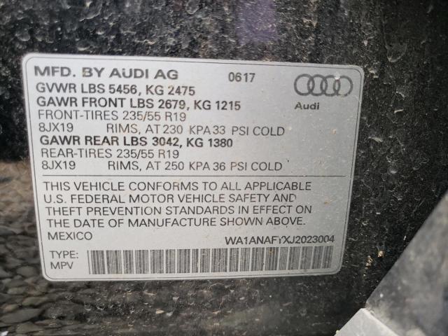 Photo 9 VIN: WA1ANAFYXJ2023004 - AUDI Q5 PREMIUM 