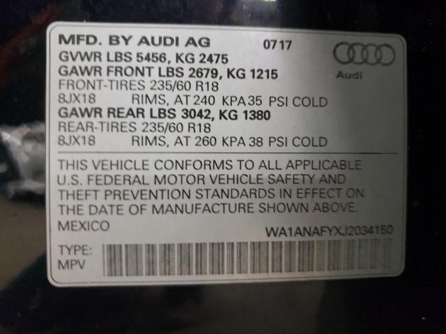 Photo 11 VIN: WA1ANAFYXJ2034150 - AUDI Q5 