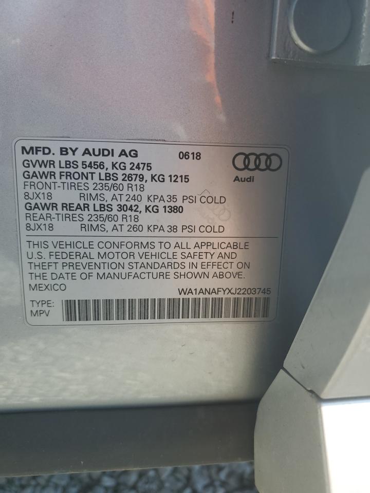 Photo 11 VIN: WA1ANAFYXJ2203745 - AUDI Q5 