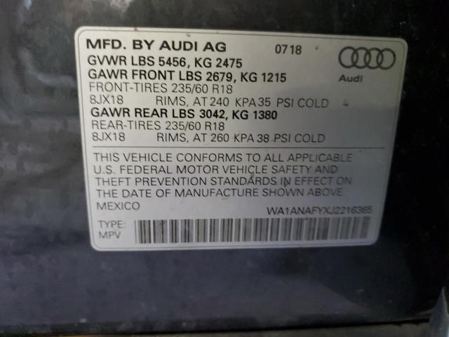 Photo 11 VIN: WA1ANAFYXJ2216365 - AUDI Q5 