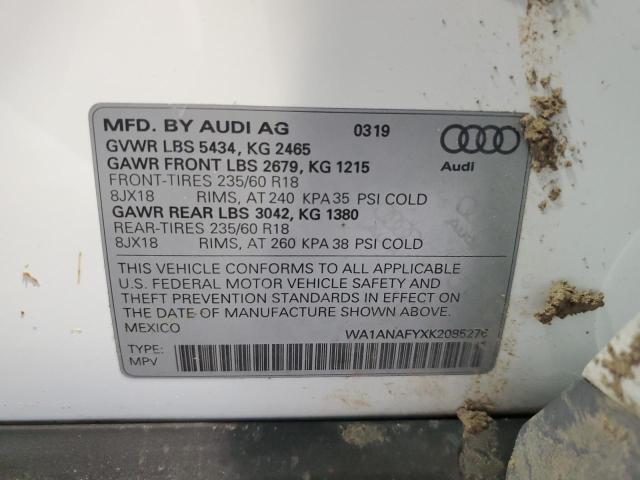 Photo 12 VIN: WA1ANAFYXK2085276 - AUDI Q5 PREMIUM 