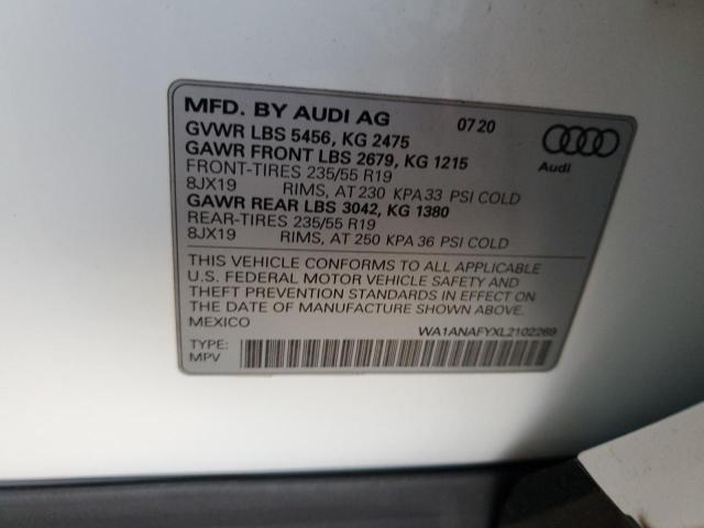 Photo 11 VIN: WA1ANAFYXL2102269 - AUDI Q5 