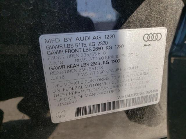 Photo 12 VIN: WA1AUCF32M1065485 - AUDI Q3 PREMIUM 