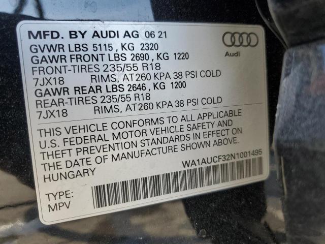 Photo 12 VIN: WA1AUCF32N1001495 - AUDI Q3 PREMIUM 