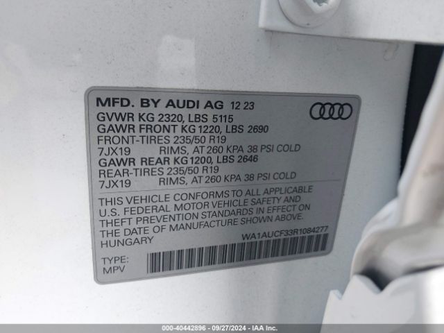 Photo 8 VIN: WA1AUCF33R1084277 - AUDI Q3 