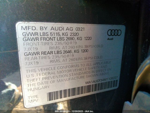 Photo 8 VIN: WA1AUCF34M1109227 - AUDI Q3 