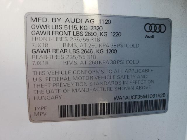 Photo 12 VIN: WA1AUCF35M1061625 - AUDI Q3 PREMIUM 