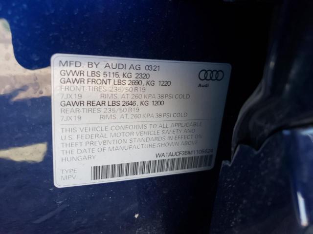 Photo 9 VIN: WA1AUCF35M1105624 - AUDI Q3 PREMIUM 