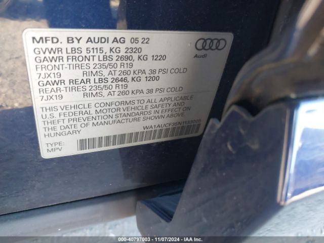 Photo 8 VIN: WA1AUCF35N1133005 - AUDI Q3 