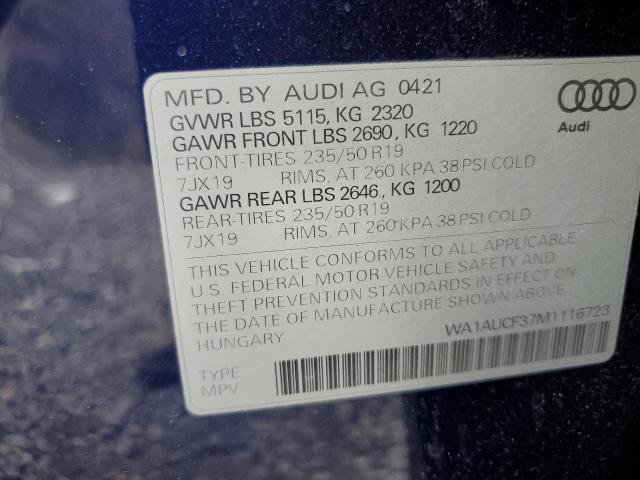 Photo 11 VIN: WA1AUCF37M1116723 - AUDI Q3 