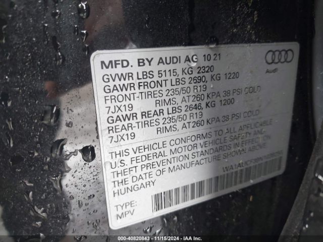 Photo 8 VIN: WA1AUCF39N1039256 - AUDI Q3 