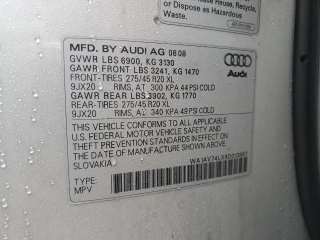 Photo 12 VIN: WA1AV74LX9D013857 - AUDI Q7 