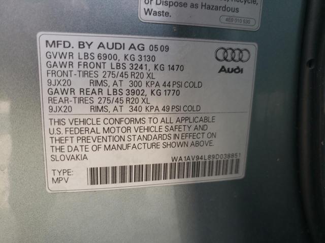 Photo 12 VIN: WA1AV94L89D038851 - AUDI Q7 PRESTIG 