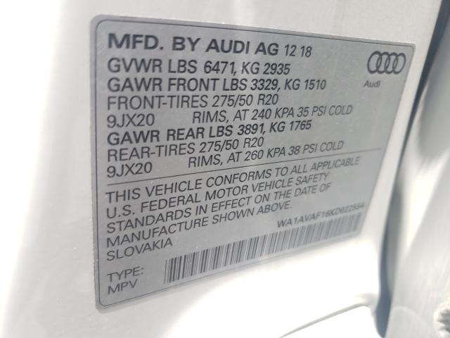 Photo 9 VIN: WA1AVAF16KD022554 - AUDI Q8 