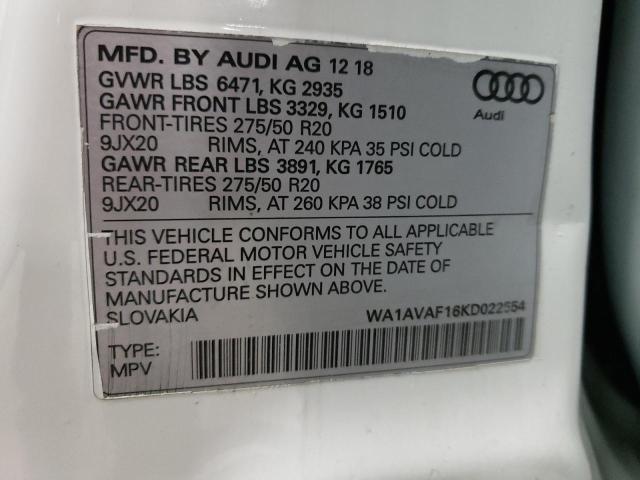 Photo 11 VIN: WA1AVAF16KD022554 - AUDI Q8 