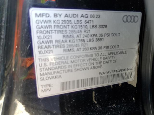 Photo 12 VIN: WA1AVBF10PD036494 - AUDI Q8 