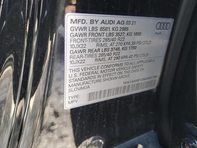 Photo 12 VIN: WA1AWBF13MD031766 - AUDI SQ8 