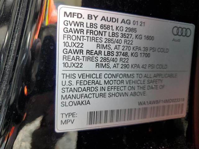 Photo 11 VIN: WA1AWBF14MD023319 - AUDI SQ8 