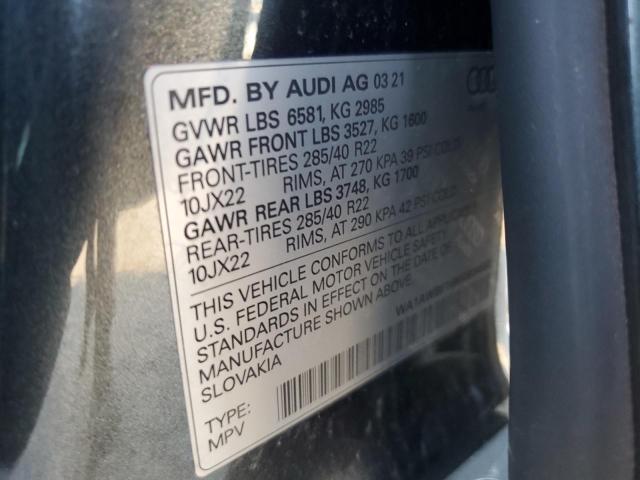 Photo 12 VIN: WA1AWBF18MD034582 - AUDI SQ8 PREMIU 