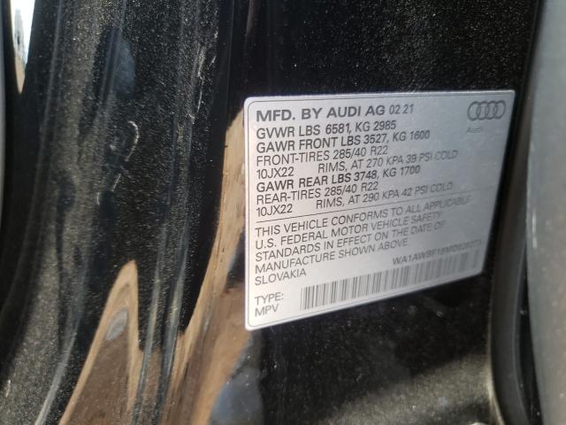 Photo 9 VIN: WA1AWBF19MD028273 - AUDI SQ8 PREMIU 