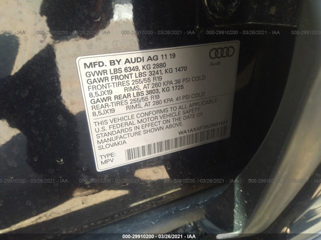 Photo 8 VIN: WA1AXAF70LD001831 - AUDI Q7 