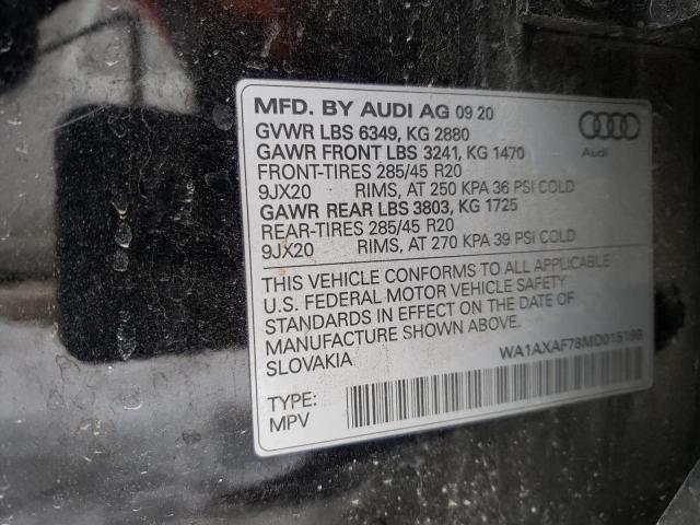 Photo 11 VIN: WA1AXAF78MD015199 - AUDI Q7 PREMIUM 