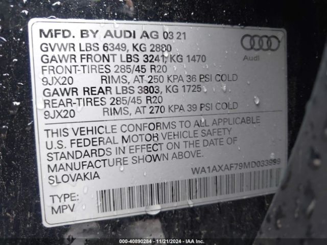 Photo 8 VIN: WA1AXAF79MD033999 - AUDI Q7 