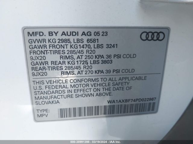 Photo 8 VIN: WA1AXBF74PD022967 - AUDI Q7 