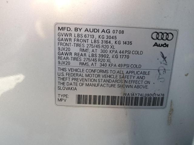 Photo 12 VIN: WA1AY74L09D011476 - AUDI Q7 