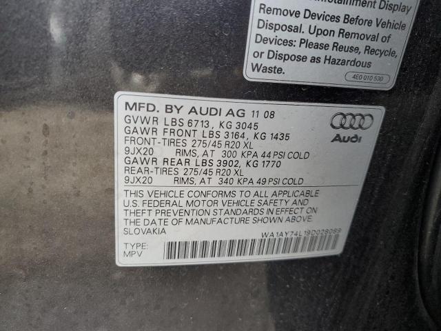 Photo 12 VIN: WA1AY74L19D028089 - AUDI Q7 