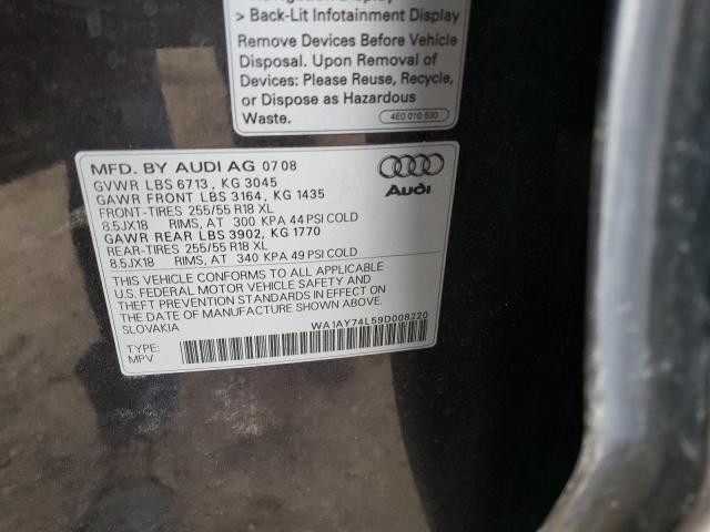 Photo 12 VIN: WA1AY74L59D008220 - AUDI Q7 