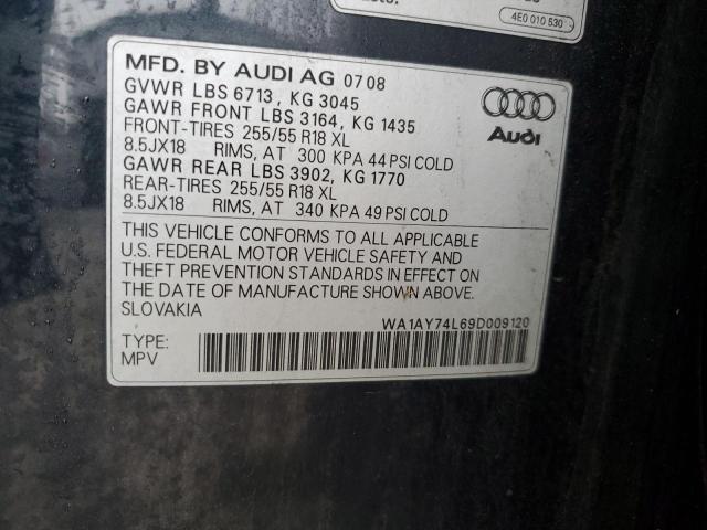 Photo 11 VIN: WA1AY74L69D009120 - AUDI Q7 