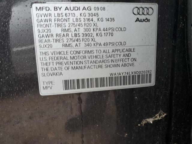 Photo 11 VIN: WA1AY74LX9D020282 - AUDI Q7 