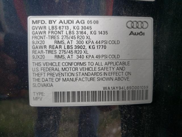 Photo 9 VIN: WA1AY94L69D001059 - AUDI Q7 3.6 QUA 