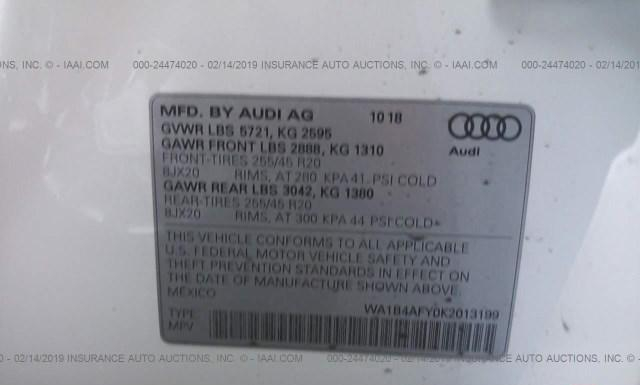 Photo 8 VIN: WA1B4AFY0K2013199 - AUDI SQ5 